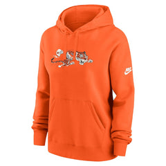 Cincinnati Bengals Women's Club Fleece Hoodie Orange