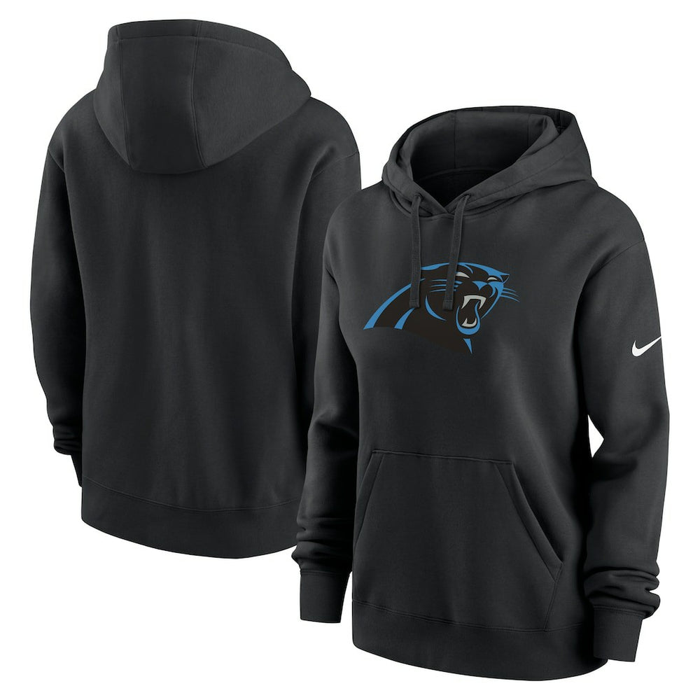 Carolina Panthers Women's Club Fleece Hoodie Black