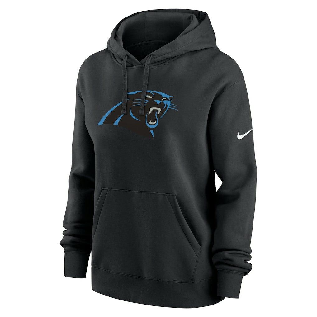 Carolina Panthers Women's Club Fleece Hoodie Black