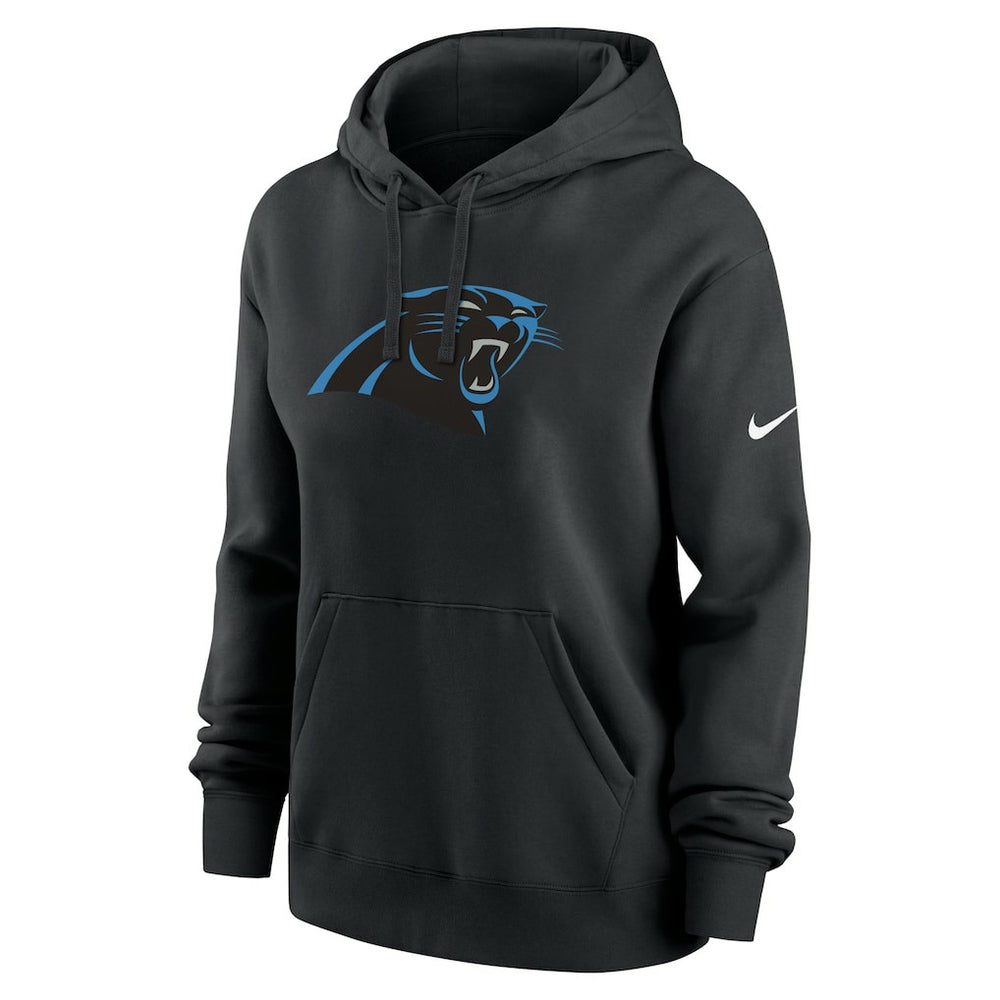 Carolina Panthers Women's Club Fleece Hoodie Black