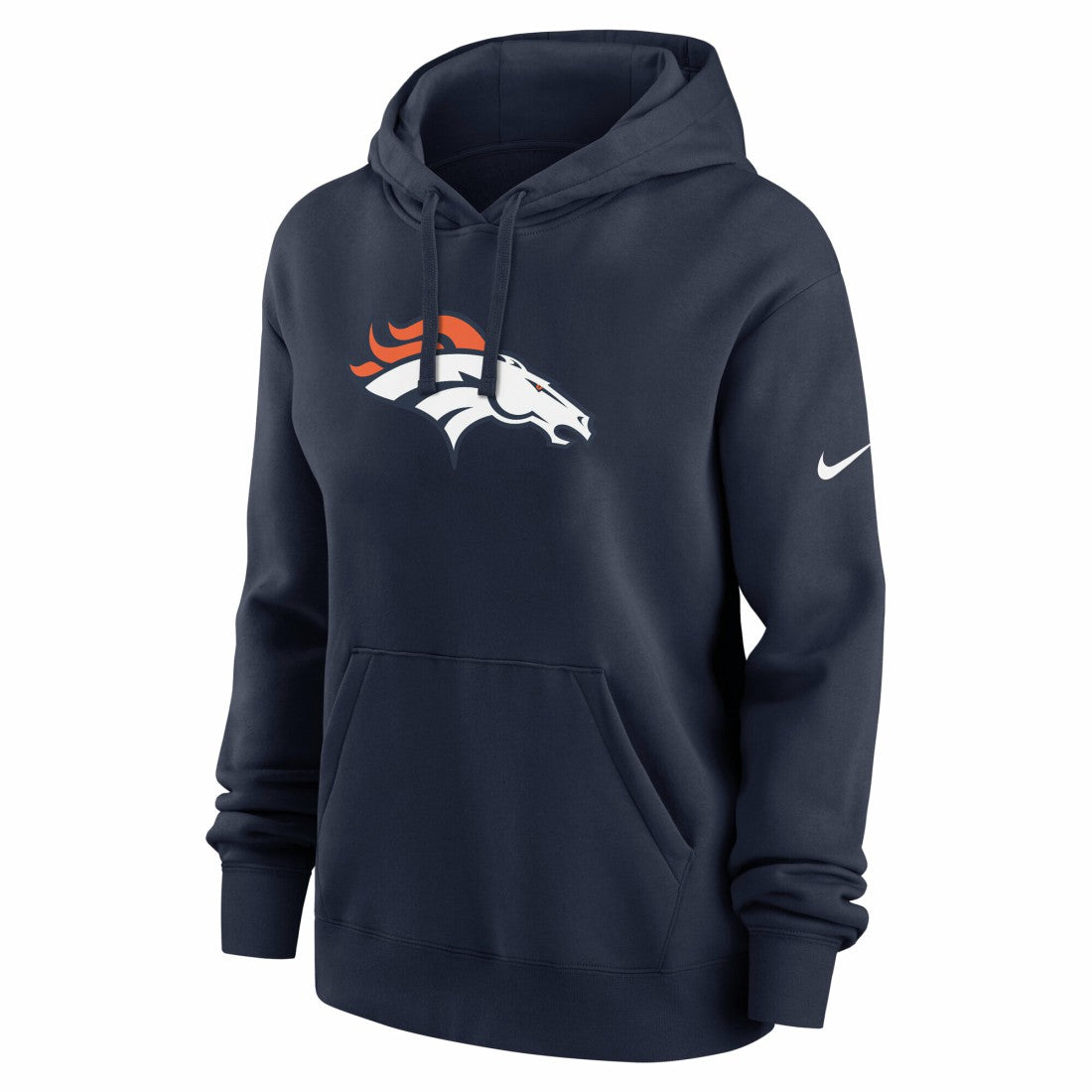 Denver Broncos Women's Club Fleece Hoodie Navy