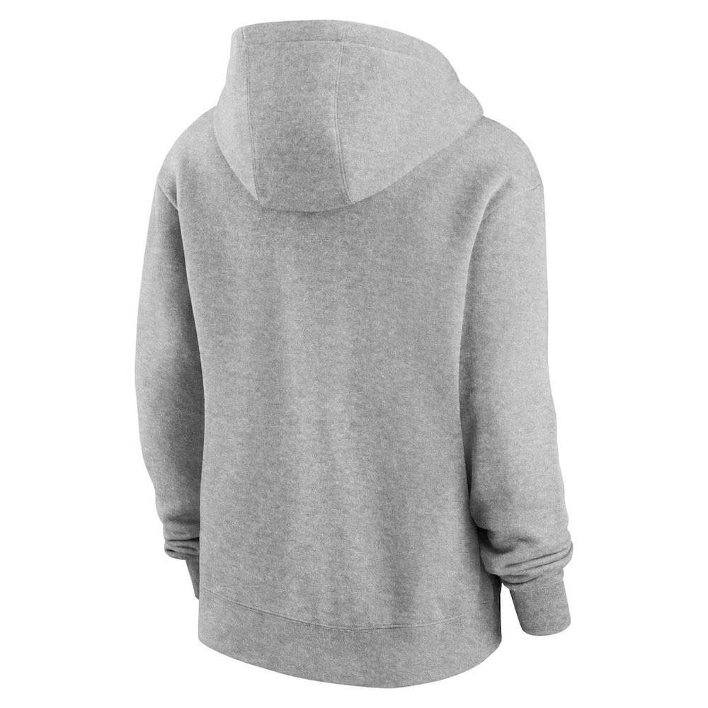 Miami Dolphins Women's Club Fleece Hoodie Heather Gray
