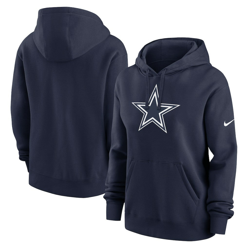 Dallas Cowboys Women's Club Fleece Hoodie Navy