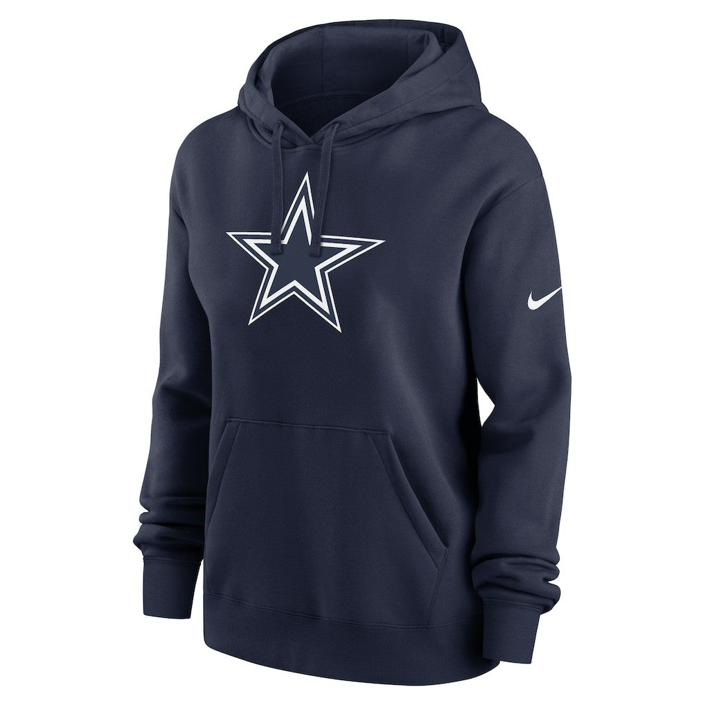 Dallas Cowboys Women's Club Fleece Hoodie Navy