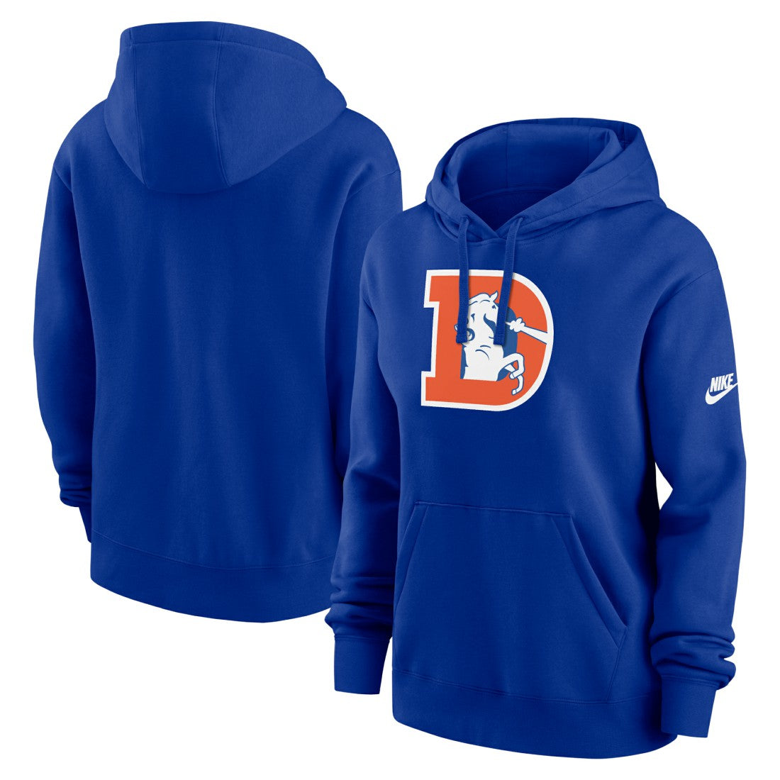 Denver Broncos Women's Club Fleece Hoodie Royal