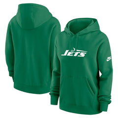 New York Jets Women's Club Fleece Hoodie Green