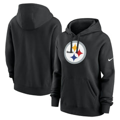 Pittsburgh Steelers Women's Club Fleece Hoodie Black