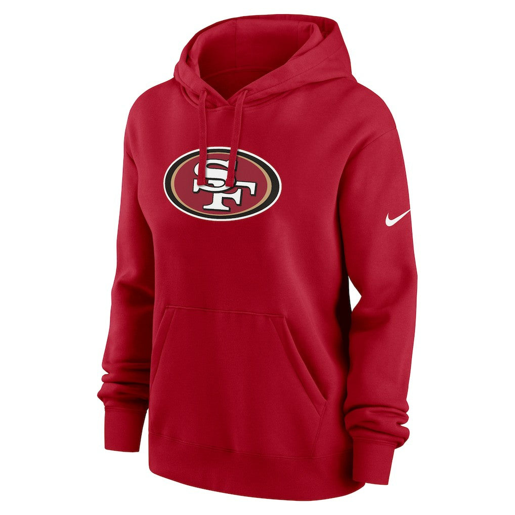 San Francisco 49ers Women's Club Fleece Hoodie Scarlet