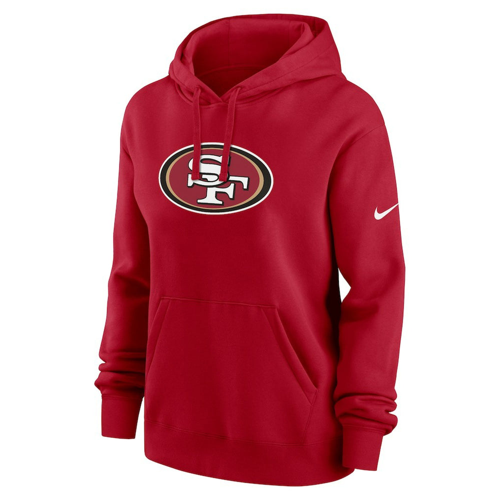 San Francisco 49ers Women's Club Fleece Hoodie Scarlet