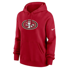 San Francisco 49ers Women's Club Fleece Hoodie Scarlet