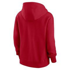 San Francisco 49ers Women's Club Fleece Hoodie Scarlet