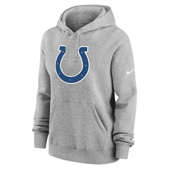 Indianapolis Colts Women's Club Fleece Hoodie Heather Gray