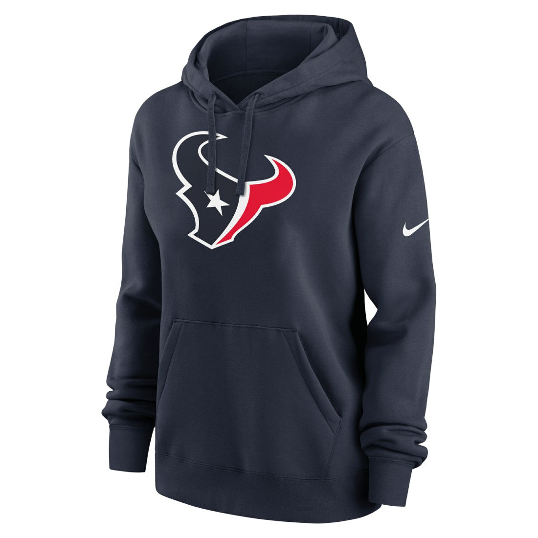 Houston Texans Women's Club Fleece Hoodie Navy