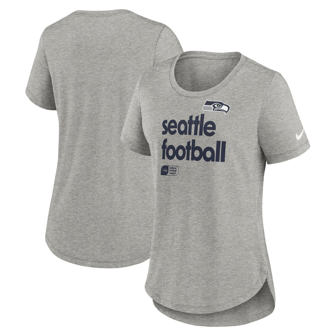 Seattle Seahawks Women's Team Shout-Out Tri-Blend T-Shirt Heather Gray
