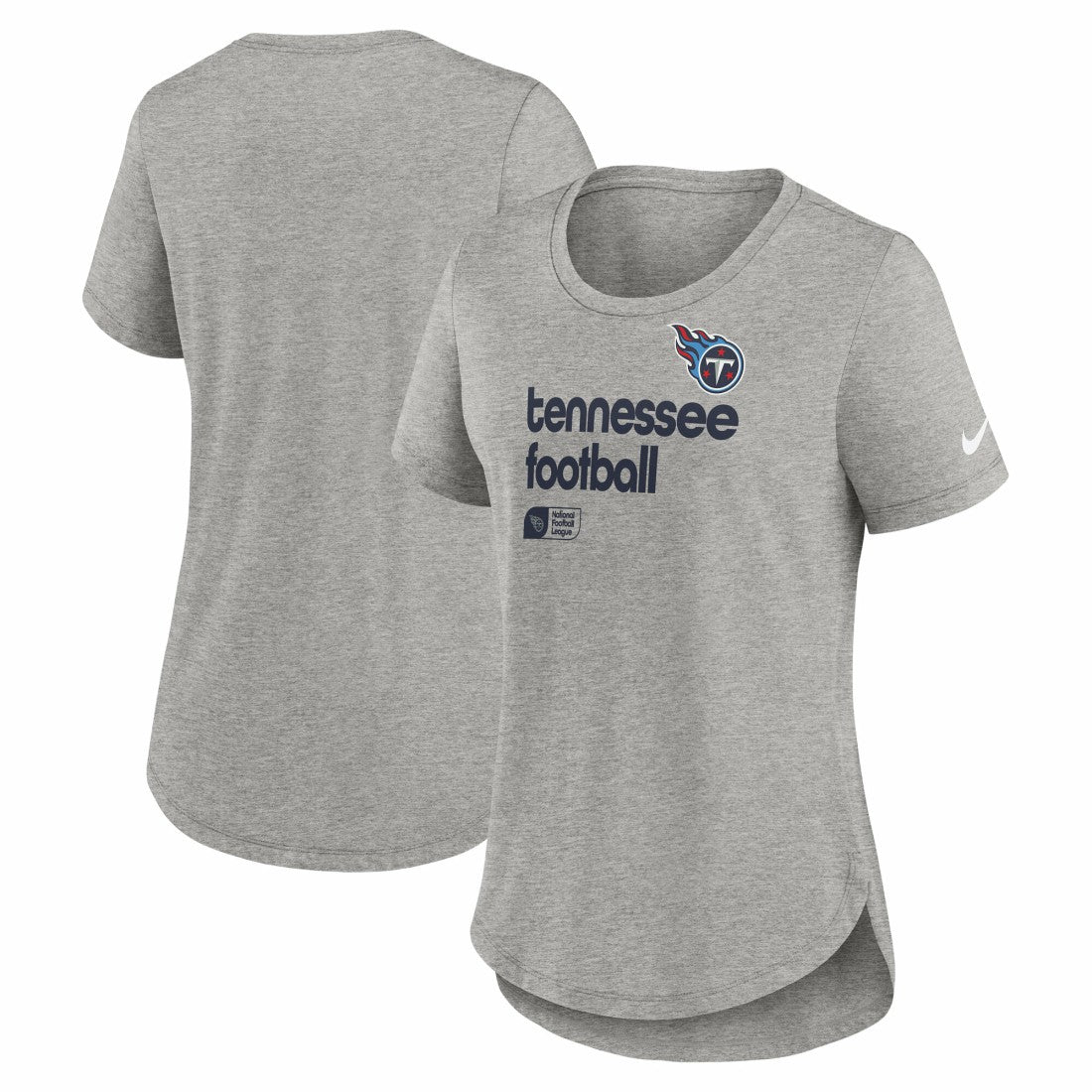 Tennessee Titans Women's Team Shout Out Tri-Blend T-Shirt Heather Gray