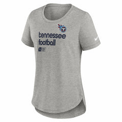 Tennessee Titans Women's Team Shout Out Tri-Blend T-Shirt Heather Gray