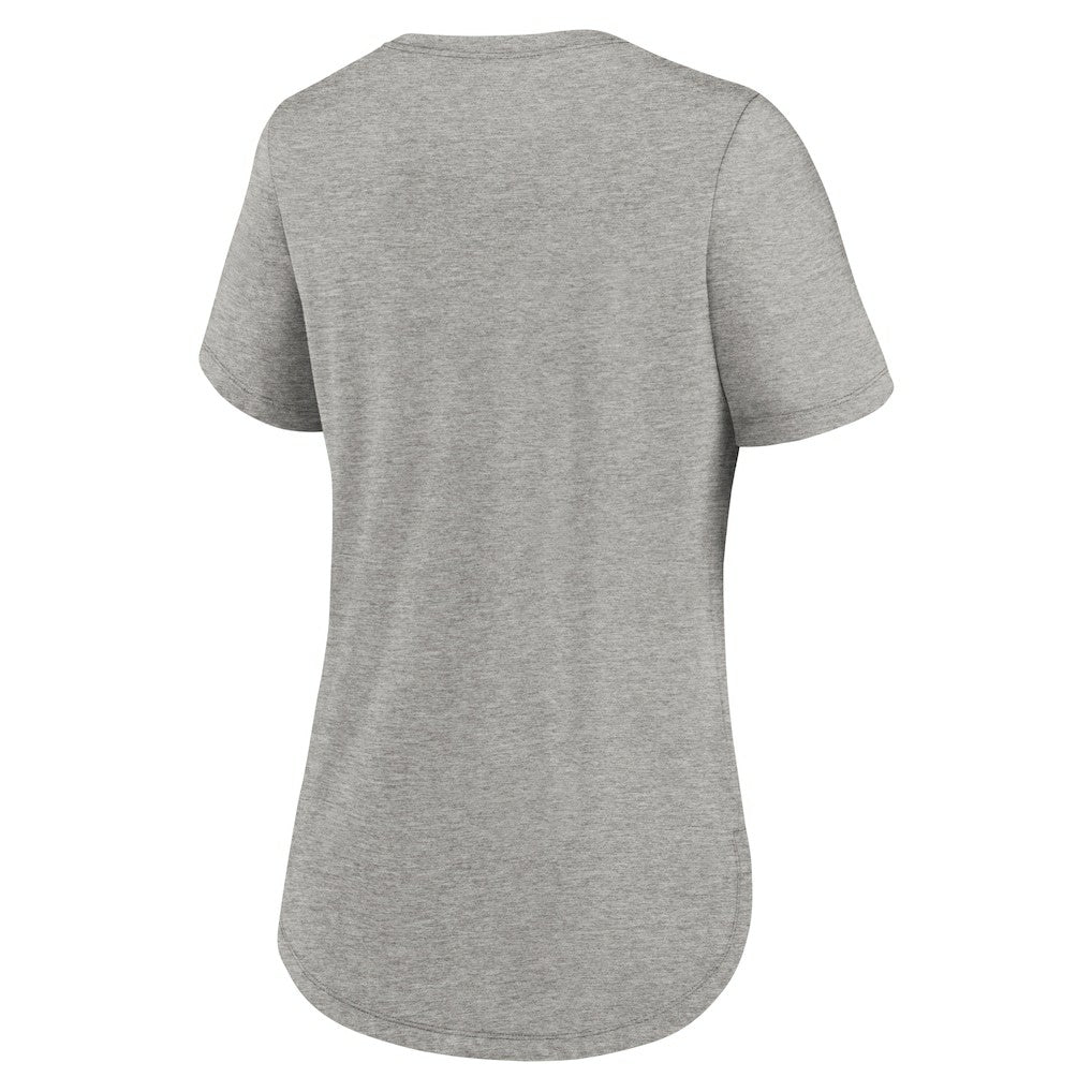 Kansas City Chiefs Women's Team Shout-Out Tri-Blend T-Shirt Heather Gray