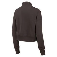 Cleveland Browns Women's Rewind Phoenix Half-Zip Sweatshirt Brown
