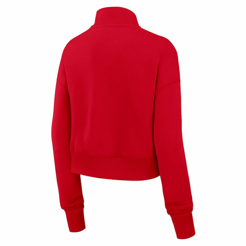 San Francisco 49ers Women's Rewind Phoenix Half-Zip Sweatshirt Scarlet