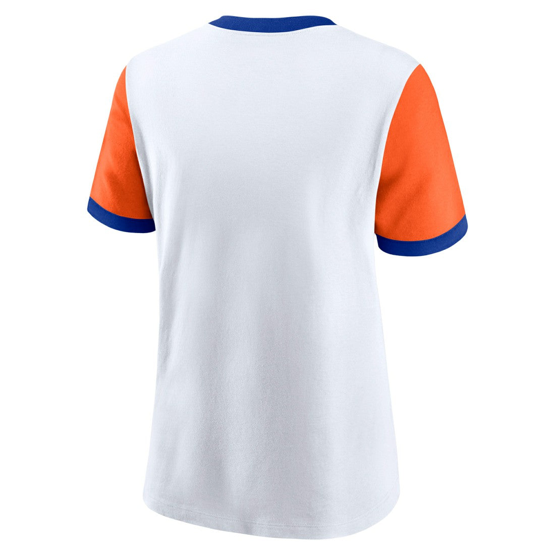 Denver Broncos Women's Rewind Ringer T-Shirt White/Orange
