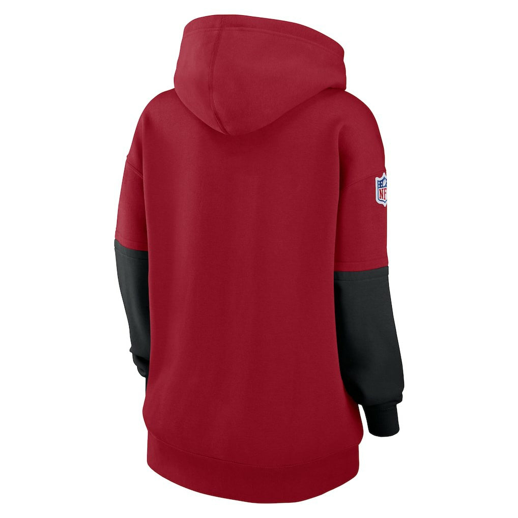 Arizona Cardinals Women's Sideline Essential Hoodie Cardinal