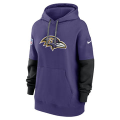 Baltimore Ravens Women's Sideline Essential Hoodie Purple