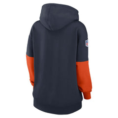 Chicago Bears Women's Sideline Essential Hoodie Navy