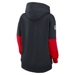 Houston Texans Women's Sideline Essential Hoodie Navy