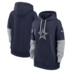 Dallas Cowboys Women's Sideline Essential Hoodie Navy