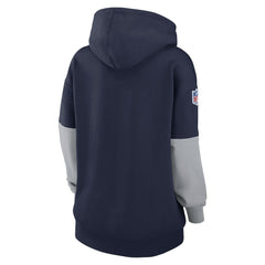 Dallas Cowboys Women's Sideline Essential Hoodie Navy
