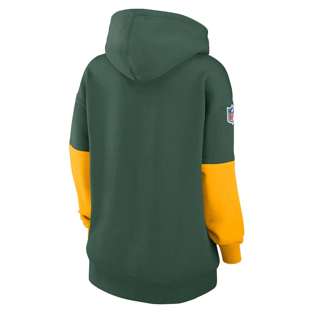 Green Bay Packers Women's Sideline Essential Hoodie Green