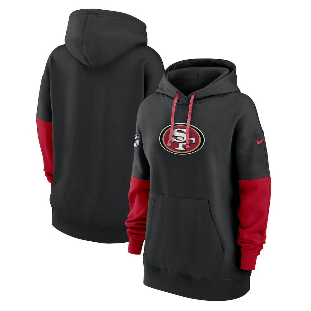 San Francisco 49ers Women's Sideline Essential Hoodie Black