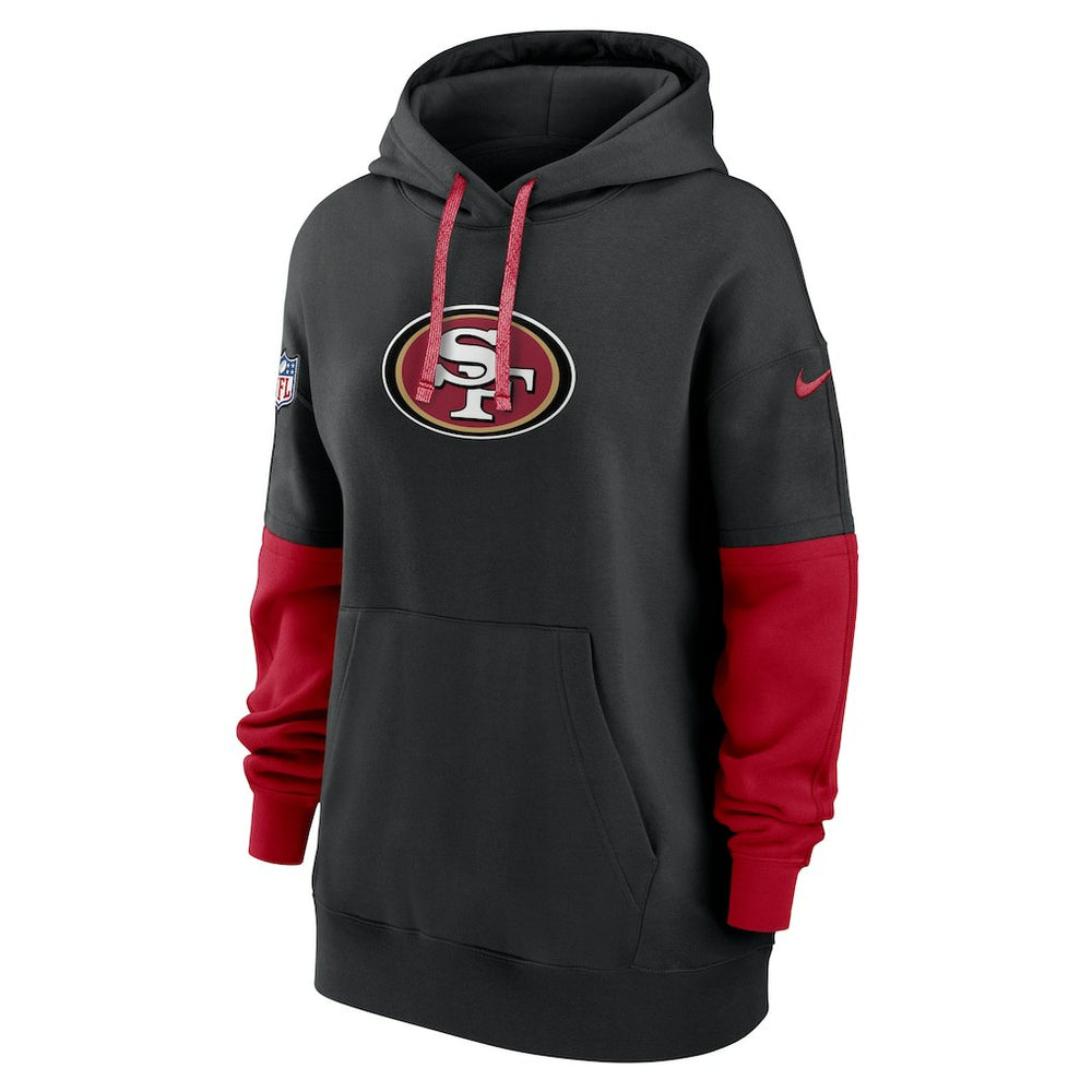 San Francisco 49ers Women's Sideline Essential Hoodie Black