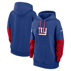 New York Giants Women's Sideline Essential Hoodie Royal