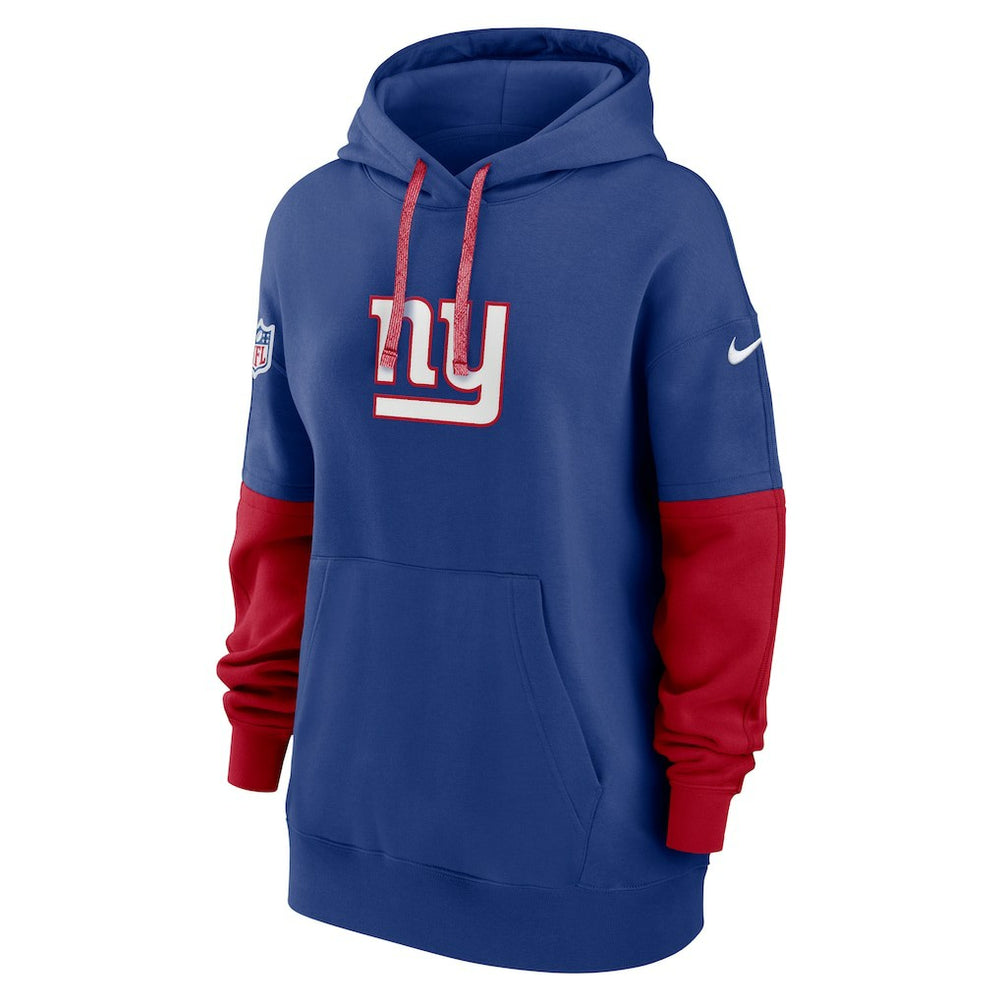New York Giants Women's Sideline Essential Hoodie Royal