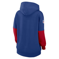 New York Giants Women's Sideline Essential Hoodie Royal