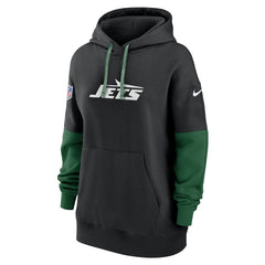 New York Jets Women's Sideline Essential Hoodie Black