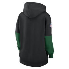 New York Jets Women's Sideline Essential Hoodie Black