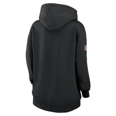 New York Jets Women's 2024 NFL Crucial Catch Club Pullover Hoodie Black