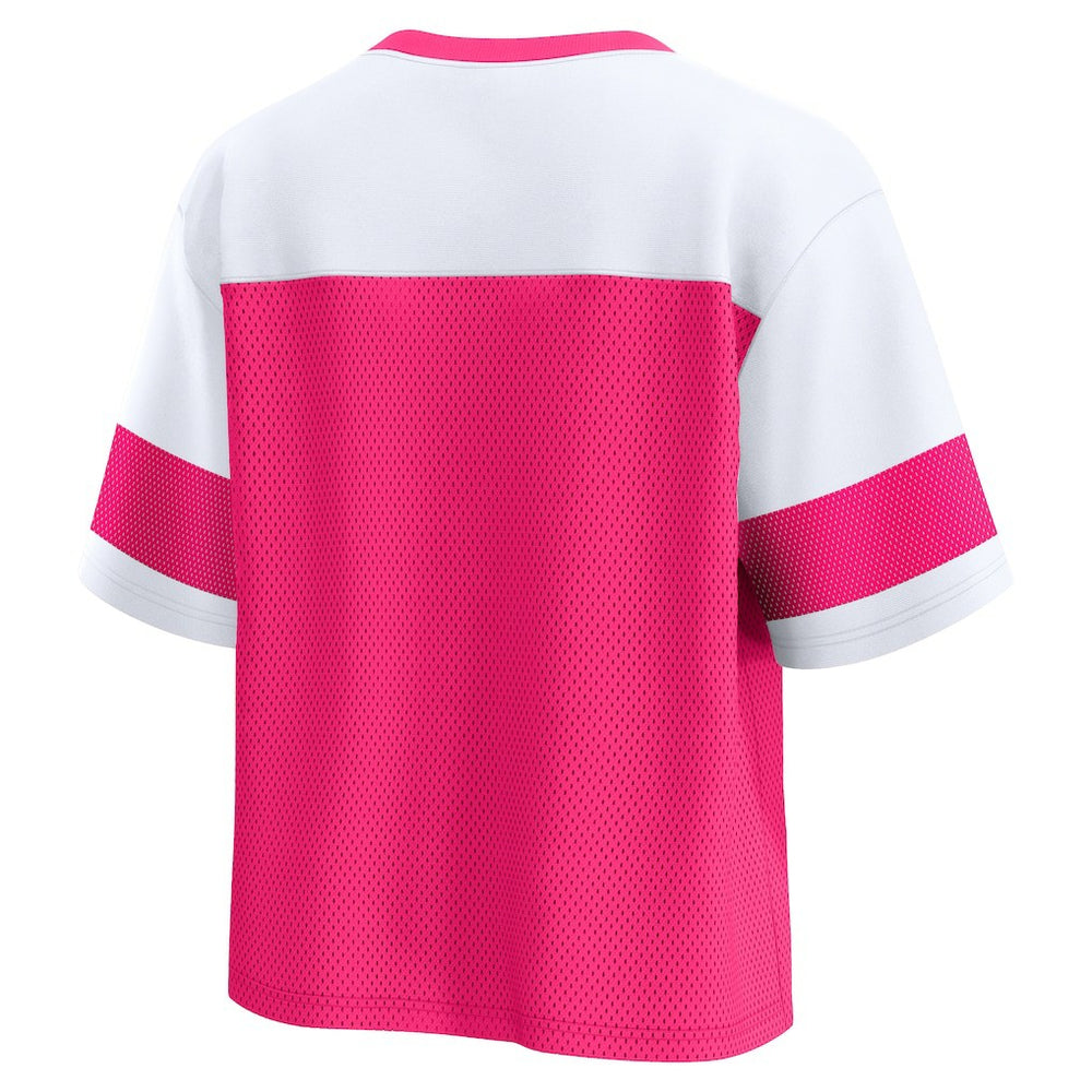 Dallas Cowboys Women's Homeschool Jersey Poly V-Neck
Fashion Top Pink/White