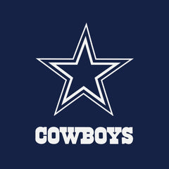 Dallas Cowboys Women's Backup Option Long Sleeve Hoodie T-Shirt Navy/White