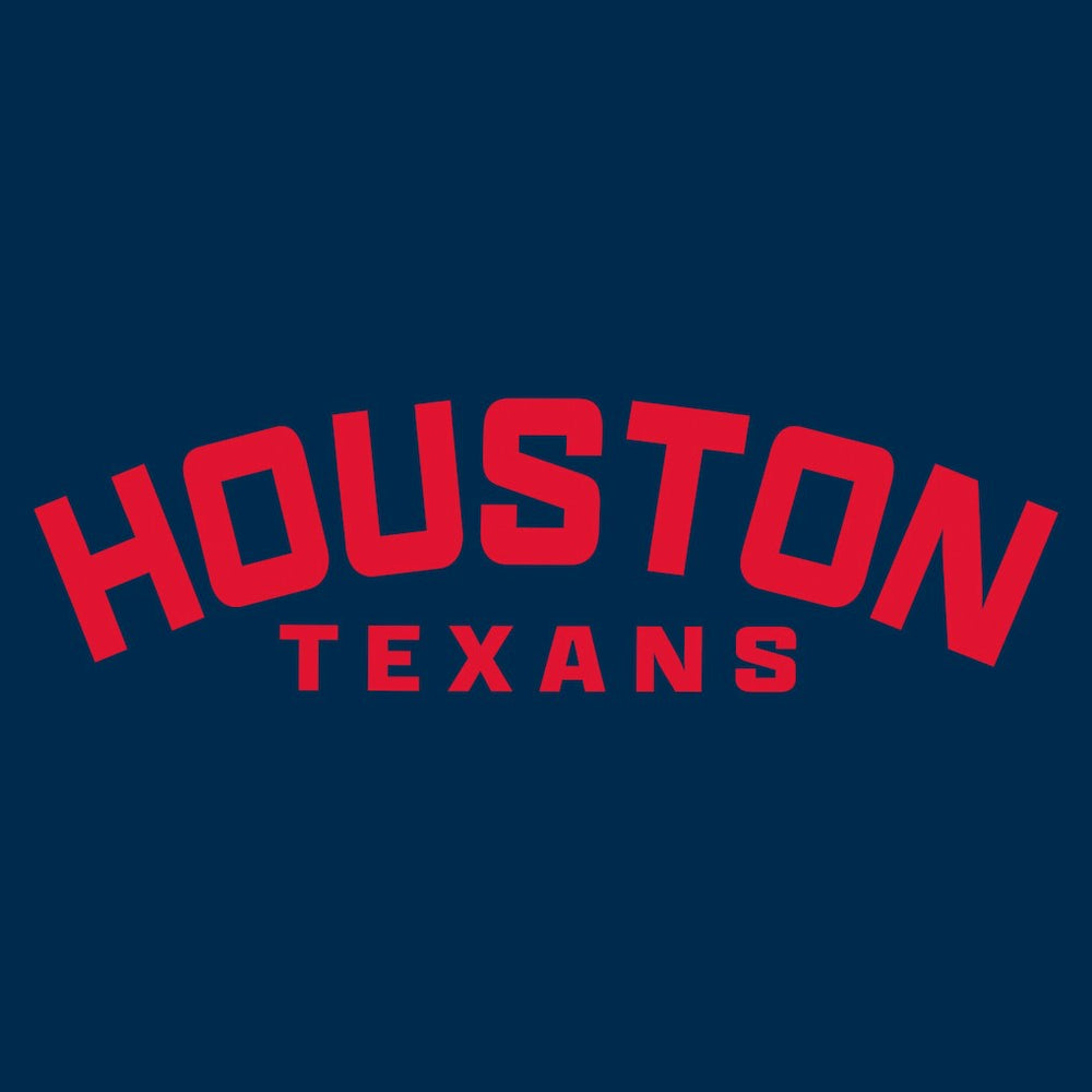Houston Texans Women's Backup Option Long Sleeve Hoodie T-Shirt Navy/White