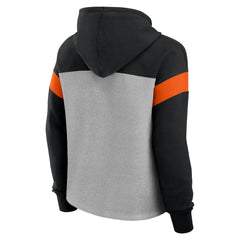 Cincinnati Bengals Women's Bold Play Call Pullover Hoodie Heather Gray/Black