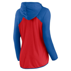 New York Giants Women's Script Full-Zip Hoodie Red/Royal