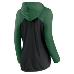 New York Jets Women's Script Full-Zip Hoodie Black/Green