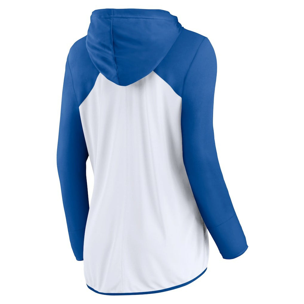 Indianapolis Colts Women's Script Full-Zip Hoodie White/Royal