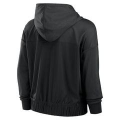 Cincinnati Bengals Women's Script Lock Full-Zip Hoodie Black
