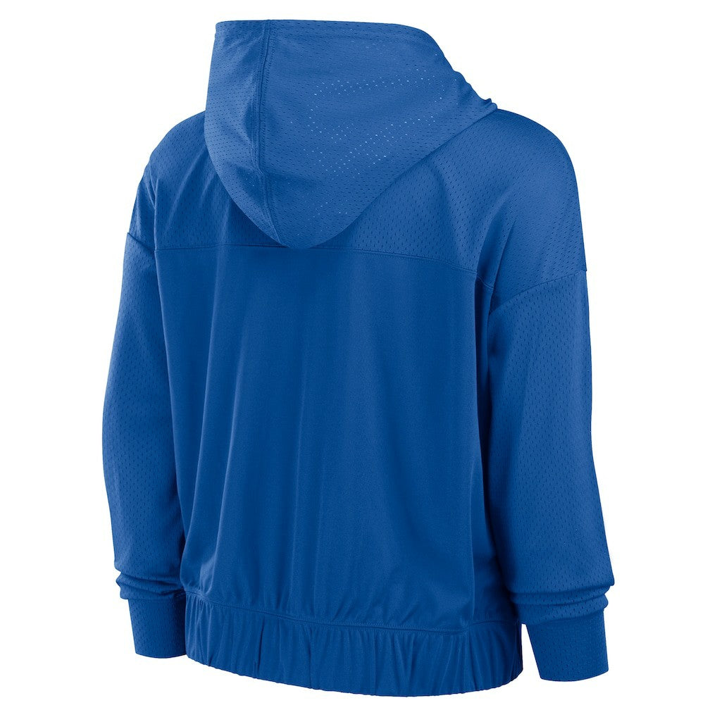 New York Giants Women's Script Lock Full-Zip Hoodie Royal
