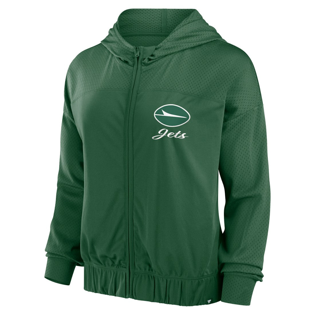 New York Jets Women's Script Lock Full-Zip Hoodie Green
