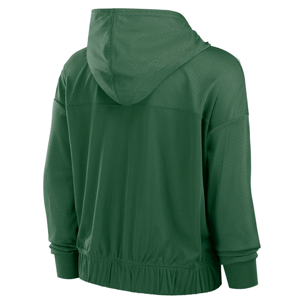 New York Jets Women's Script Lock Full-Zip Hoodie Green